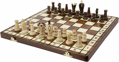 Chess Wegiel Royal 36 European Wood tournament contemp Set Classic - 