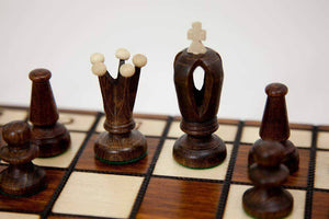 Chess Wegiel Royal 36 European Wood tournament contemp Set Classic - 