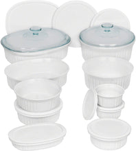 Load image into Gallery viewer, CorningWare 20 Piece French Server Set, White - 
