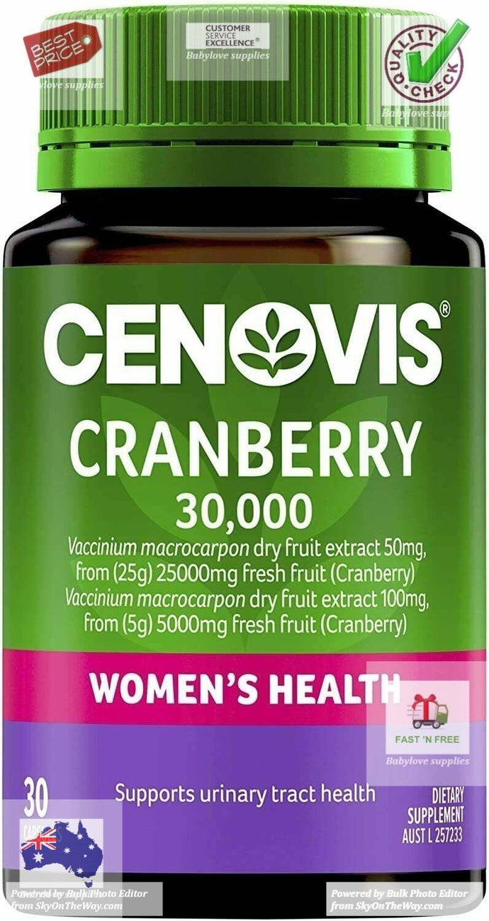 Cranberry 30,000  Cenovis High strength formula - Supports urinary tract health - 