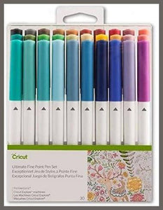 Cricut Beginner Bulk Pen Set, Essential Craft Tool, and Design Space Guide - 