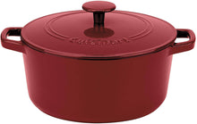 Load image into Gallery viewer, Cuisinart CI650-25CR Chef&#39;s Classic Enameled Cast Iron 5-Quart Round Red - 
