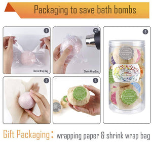 DIY Bath Bomb Molds Set with Instructions 176 Pieces - 