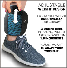 Load image into Gallery viewer, Empower Ankle &amp; Wrist Weights for Women, Soft, Adjustable Weights, Adjustable Strap, Running, Walking, Exercise, Resistance Training - 
