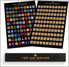 Load image into Gallery viewer, Enno Vatti 100 Movies Scratch Off Poster - 
