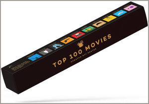 Enno Vatti 100 Movies Scratch Off Poster - 