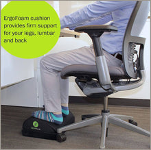 Load image into Gallery viewer, ErgoFoam Adjustable Desk Foot Rest for Added Height - 
