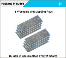 Load image into Gallery viewer, Extolife 8 Pack Washable and Reusable Wet Mopping Pads for iRobot Braava Jet m6 (6110) Ultimate Robot Mop - 
