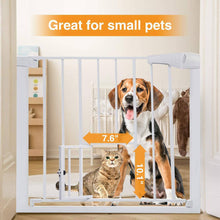 Load image into Gallery viewer, Extra Tall 30&quot; Extra Wide 29.5”-40.5&quot; KingSo Pet Gate with Swing Door for Doorway Stairs - 
