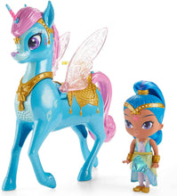 Load image into Gallery viewer, Fisher Price - Shimmer &amp; Shine: Shine &amp; Magical Flying Zahracorn (Nickelodeon) - 
