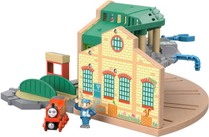 Fisher Price Thomas and Friends Wooden Railway Tidmouth Sheds - 