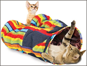 Four Paws Super Catnip Crazy Cat Tunnel Pants Toy - 