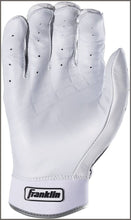 Load image into Gallery viewer, Franklin Sports MLB Powerstrap Batting Gloves, Pearl/White Adult Medium - 
