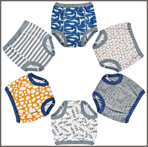 Funkprofi Baby Boys' Toddler Potty Cotton Pee Training Pants Underwear 6 Pack (2T) - 