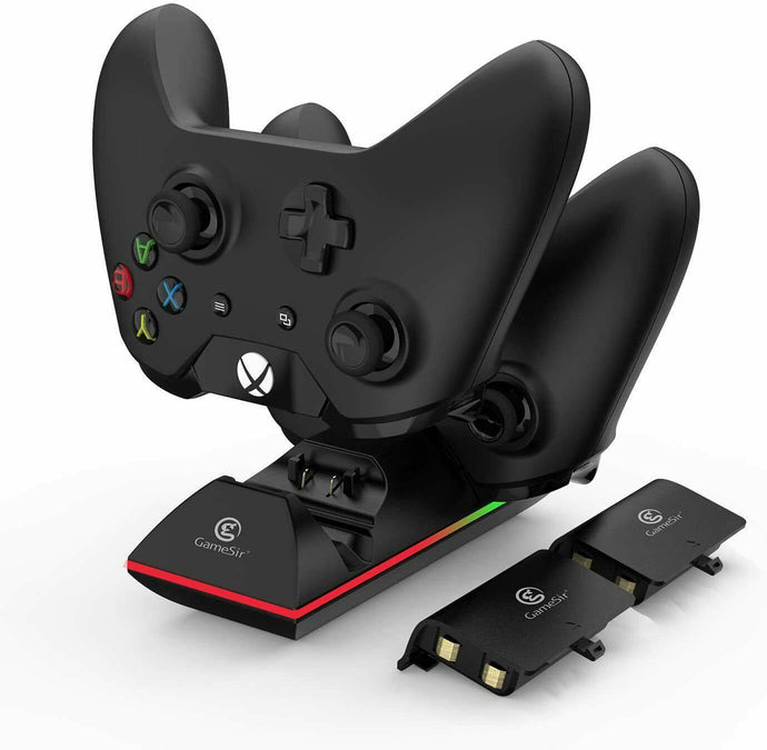GameSir Xbox One/One S/OneX/  Dual Charging Dock Charger Station Black - g
