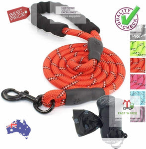 Lead Durable Chew Resistant pup dog Slip  Rope Padded - g