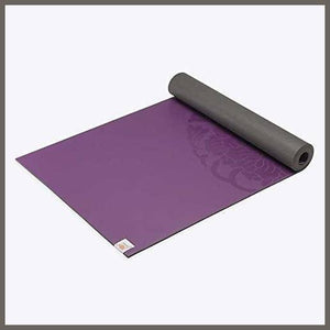 Gaiam Dry Grip Yoga Mat - Purple (5mm)