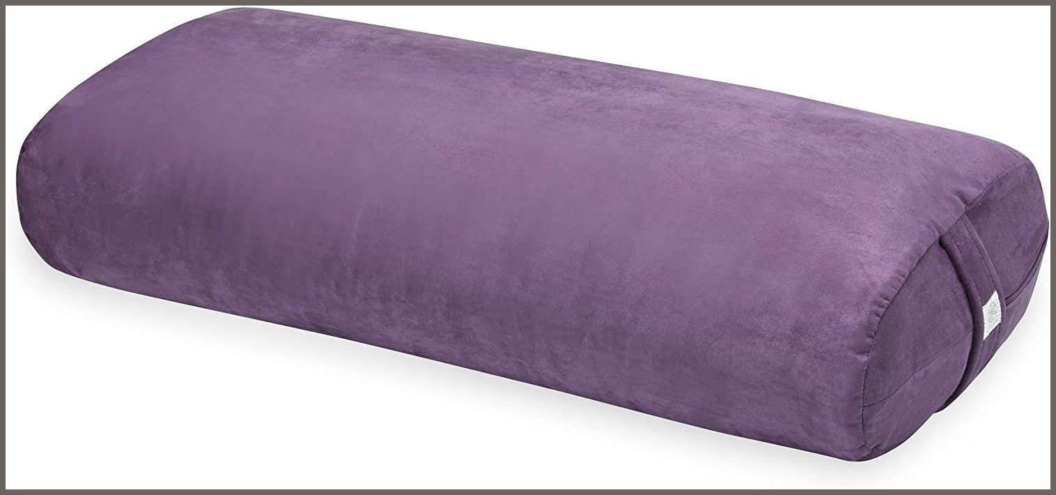 Gaiam Yoga Bolster Rectangular Meditation Pillow