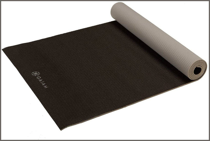 Gaiam Yoga Mat - Solid Color Exercise & Fitness Mat - 