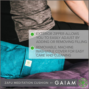 Gaiam Zafu Meditation Cushion Pillow - 