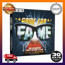 Load image into Gallery viewer, Game For Fame The Hilarious Party Board Game Easy to Play Challenges - 
