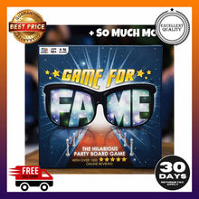 Load image into Gallery viewer, Game For Fame The Hilarious Party Board Game Easy to Play Challenges - 
