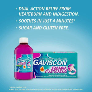 Gaviscon Dual Action Chewable Peppermint 32T - 