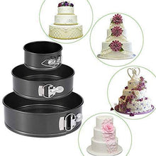 Load image into Gallery viewer, GEEKHOM Springform Cake Pan Set of 3 Nonstick Leakproof Cheesecake Pans - 
