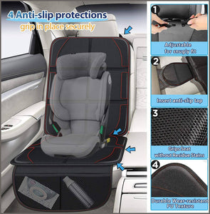 Gimars Thickest EPE Cushion Car Seat Protector Mat - 