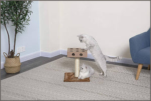 Go Pet Club SF061 IQ Busy Box Cat Tree Scratcher - 