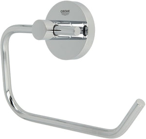 Grohe 40689001 Essentials Toilet Paper Holder, Starlight Chrome - 