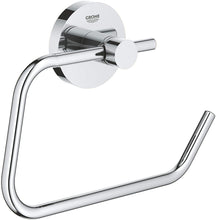 Load image into Gallery viewer, Grohe 40689001 Essentials Toilet Paper Holder, Starlight Chrome - 
