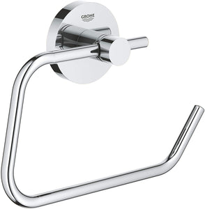 Grohe 40689001 Essentials Toilet Paper Holder, Starlight Chrome - 