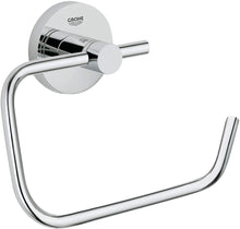 Load image into Gallery viewer, Grohe 40689001 Essentials Toilet Paper Holder, Starlight Chrome - 
