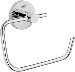 Grohe 40689001 Essentials Toilet Paper Holder, Starlight Chrome - 