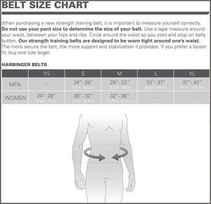 Harbinger Men's Firm Fit 7.5-Inch Contoured Weightlifting Belt - 