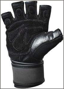 Harbinger Training Grip Wristwrap Weightlifting Gloves - 