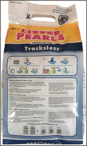 Harvest Ventures Litter Pearls Tracksless Cat Litter 10.5 lb Silica Gel Safe - 