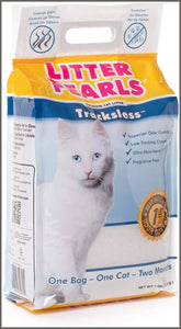 Harvest Ventures Litter Pearls Tracksless Cat Litter 10.5 lb Silica Gel Safe - 