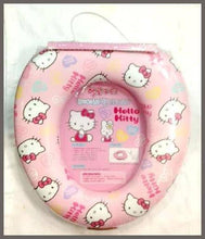 Load image into Gallery viewer, Hello Kitty Baby Pink Toilet Soft Seat Cover/Potty Training - Hello Kitty Face Print - 
