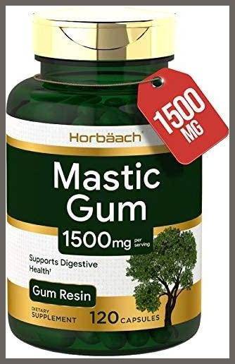 Horbaach Mastic Gum 1000mg 120 Capsules | Non-GMO & Gluten Free - 