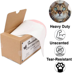 Houseables Litter Box Liners, Cat Pan Bags, 30 Pack - 