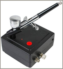 Load image into Gallery viewer, HUBEST Portable Dual Action Mini Air Compressor Airbrush Kit - 
