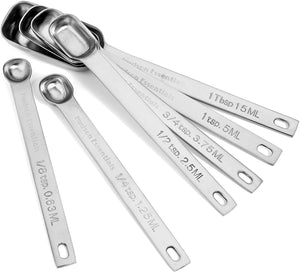 Hudson Essentials Stainless Steel Measuring Cups and Spoons Set (15 Piece Set) - 