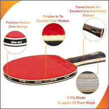 Load image into Gallery viewer, Idoraz Table Tennis Paddle Professional Racket - 
