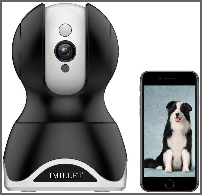 IMILLET WiFi Pet Camera Dog Camera with Phone App - 