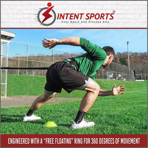 INTENT SPORTS 360° Dynamic Speed Resistance and Assistance Trainer Kit - 