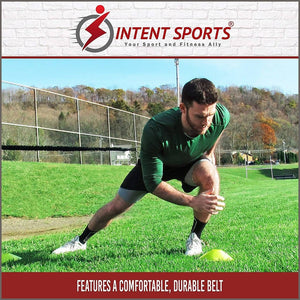 INTENT SPORTS 360° Dynamic Speed Resistance and Assistance Trainer Kit - 