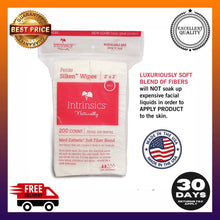 Load image into Gallery viewer, Intrinsics Petite Silken Wipes 2&quot;x2&quot; 4-ply Blend of Soft Fibers 200 Count - 
