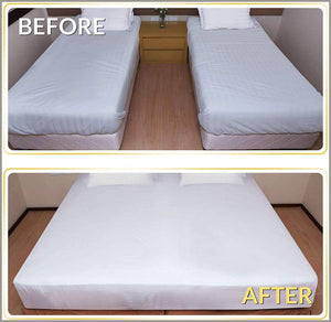 iRestful Sleep Bed Bridge Twin to King Converter Kit (Extra Wide) - 